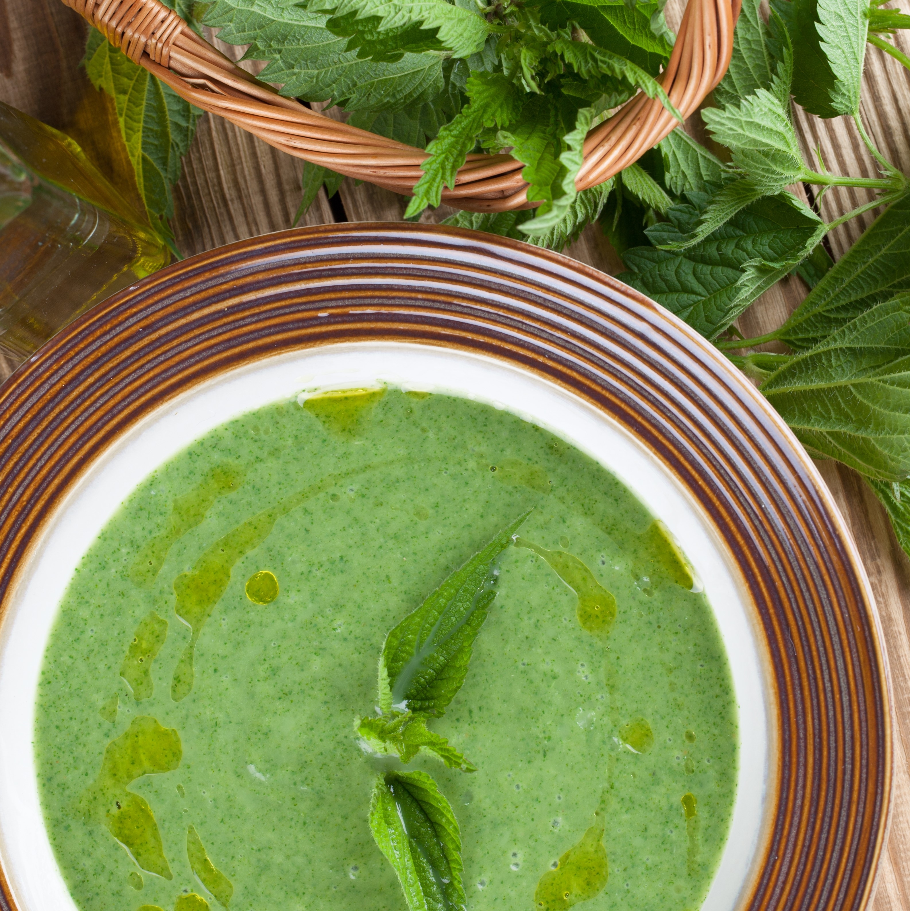 Veganská kopřivová polévka